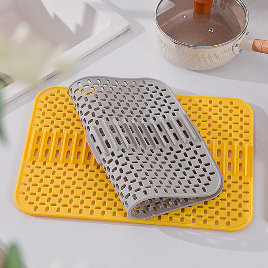 Kitchen Silicone Drain Mat Sink Protection Against Scratching