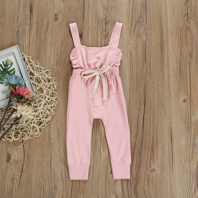 Back Button Harness Harness Long Jumpsuit