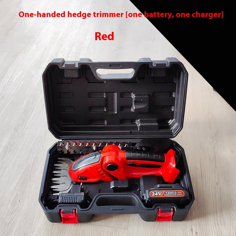 Electric Hedge Shears Dual-purpose Rechargeable Pruning Shear Mower