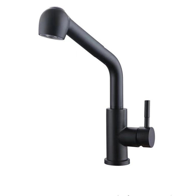 Hot And Cold Universal Sink Kitchen Telescopic Sink Faucet White