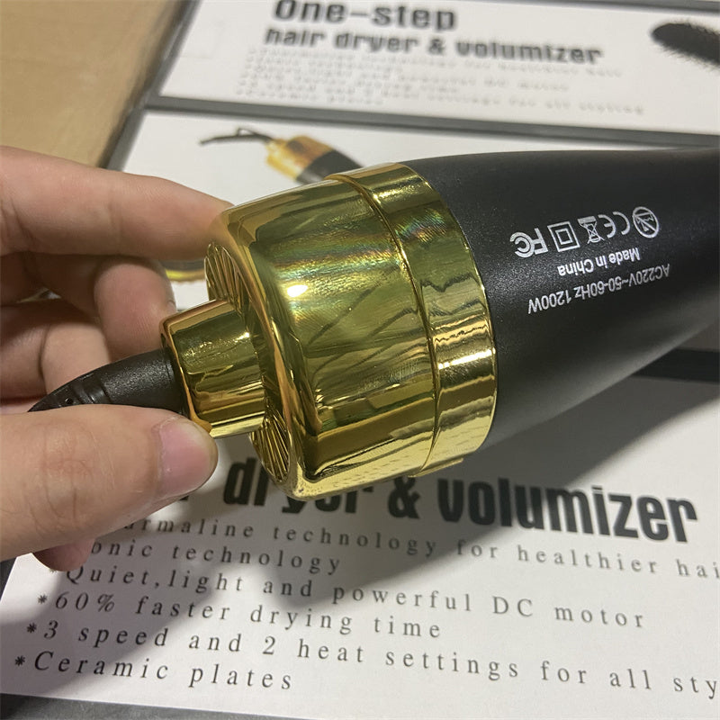 Ion Electric Hair Dryer Styling Comb Curly Hair Artifact Lazy Fluffy Comb