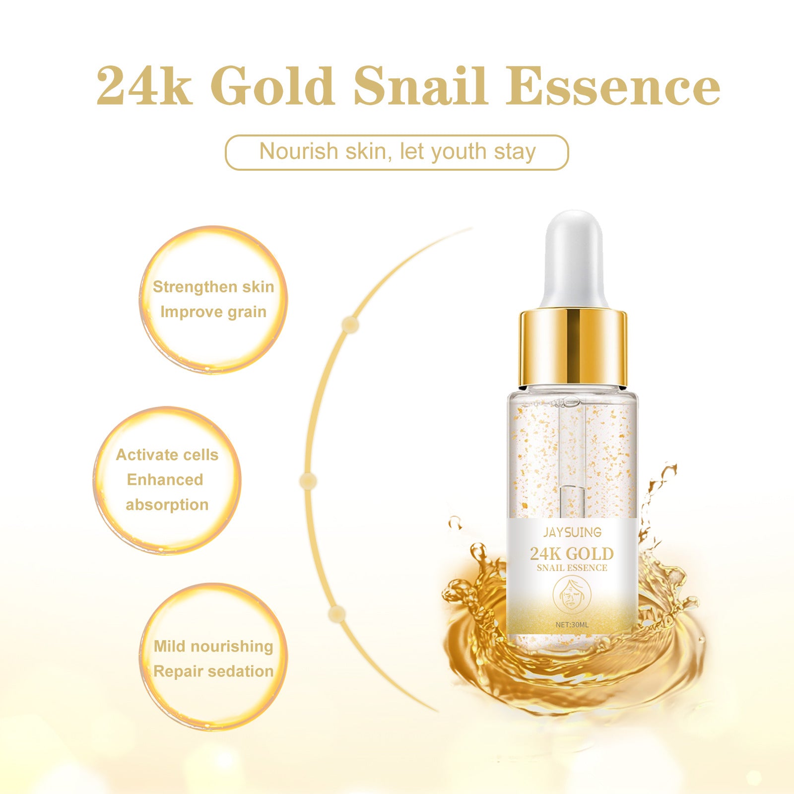 24K Gold Facial Hydrating And Fading Wrinkles