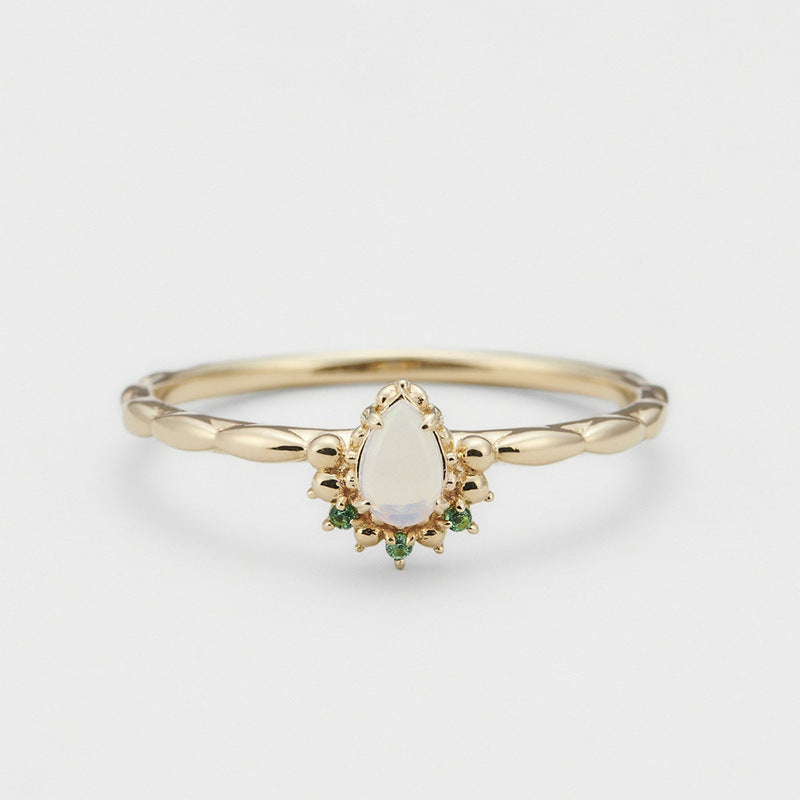 Japanese Vintage Natural Opal Ring