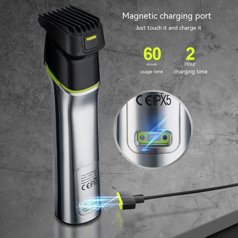 USB Multifunctional Electric Shaver 15-in-1 Waterproo