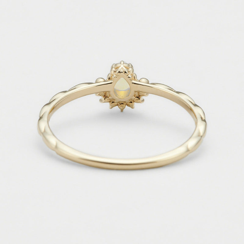 Japanese Vintage Natural Opal Ring