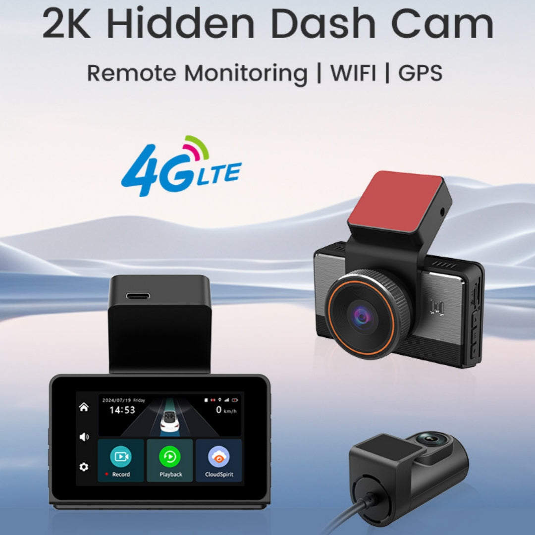 2K HD Wi-Fi Rearview Camera Car HD Dash Cam