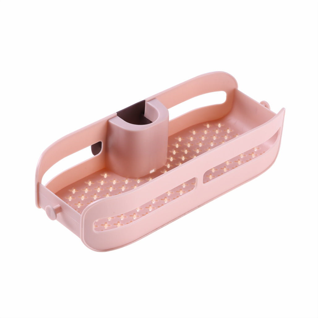 Kitchen Racks Hanging On A Faucet Snap-on Sink Bathroom Rack